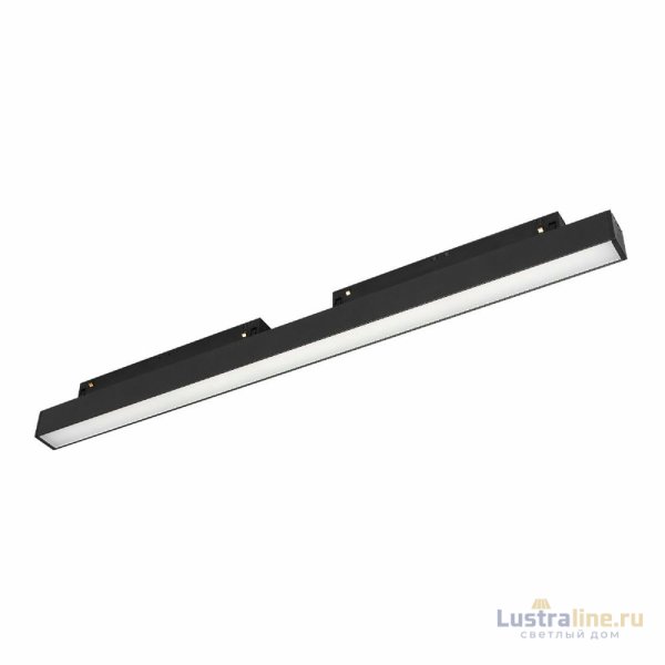 Трековый магнитный светильник Arlight MAG-ORIENT-FLAT-L465-16W Day4000-MIX (BK, 80 deg, 48V, TUYA) 048189