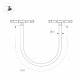 Трековый магнитный светильник Arlight MAG-ORIENT-TUBE-ELASTIC-R25-L5000-70W Warm3000 (BK, 360 deg, 48V) 044337