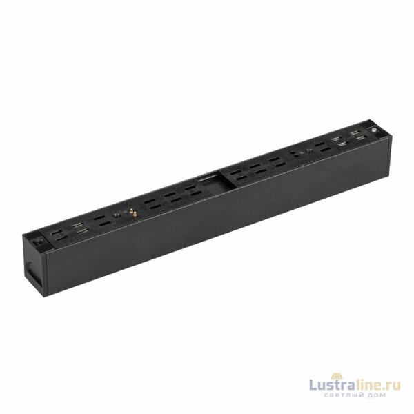 Трековый магнитный светильник Arlight MAG-DOTS-25-L200-6W Warm3000 (BK, 30 deg, 24V, DALI) 046323