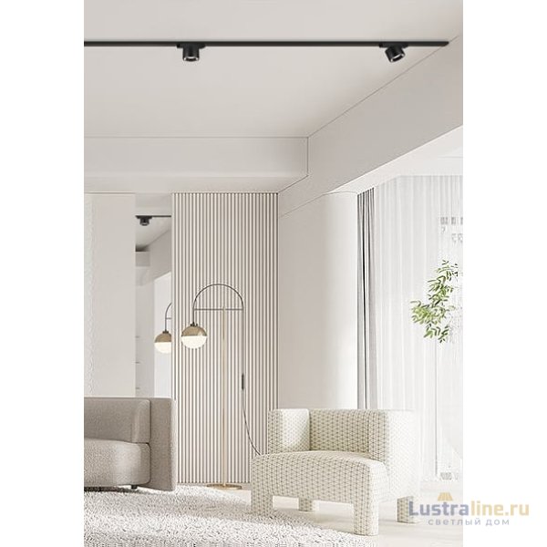 Трековый магнитный светильник iLedex Vision SMART 4825-049-D74-10W-60DG-BK