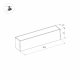 Трековый магнитный светильник Arlight MAG-FLAT-25-L200-6W Day4000 (BK, 100 deg, 24V, DALI) 046331