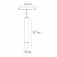 Трековый магнитный светильник Arte Lamp Rapid A6159PL-1WH