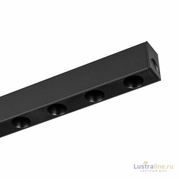 Трековый магнитный светильник Arlight MAG-DOTS-25-L400-12W Warm3000 (BK, 30 deg, 24V, DALI) 046324