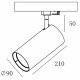 Трековый трехфазный светильник Deko-Light Horus 707108