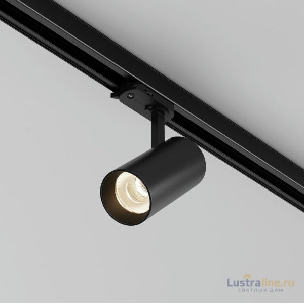 Трековый трехфазный светильник Maytoni Focus Led TR029-3-10W4K-B-1 Трековый трехфазный светильник Maytoni Focus Led TR029-3-10W4K-B-1