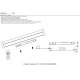 Трековый магнитный светильник Crystal Lux Space CLT 0.33 001 6W BL M3000K