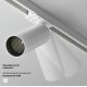 Трековый магнитный светильник Maytoni Focus LED TR032-4-5WTW-M-DSZ-W