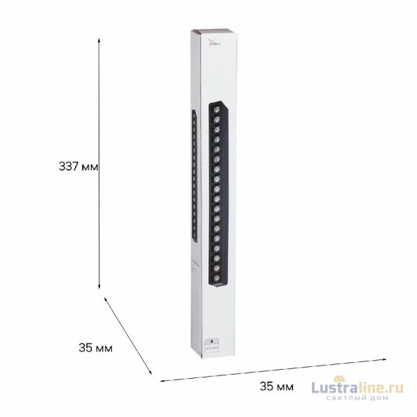 Трековый магнитный светильник Reluce 13004-9.3-001UR magnetic LED18W BK