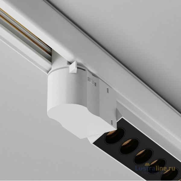 Трековый трехфазный светильник Maytoni Points TR195-3-10W2.7K-M-W Трековый трехфазный светильник Maytoni Points TR195-3-10W2.7K-M-W