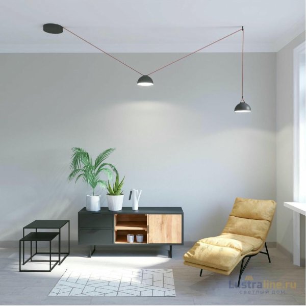 Трековый однофазный светильник Denkirs Belty Flow DK5561-BK Трековый однофазный светильник Denkirs Belty Flow DK5561-BK