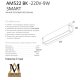 Трековый светильник AM Group Smart Opal AM522 BK-220V-9W SMART