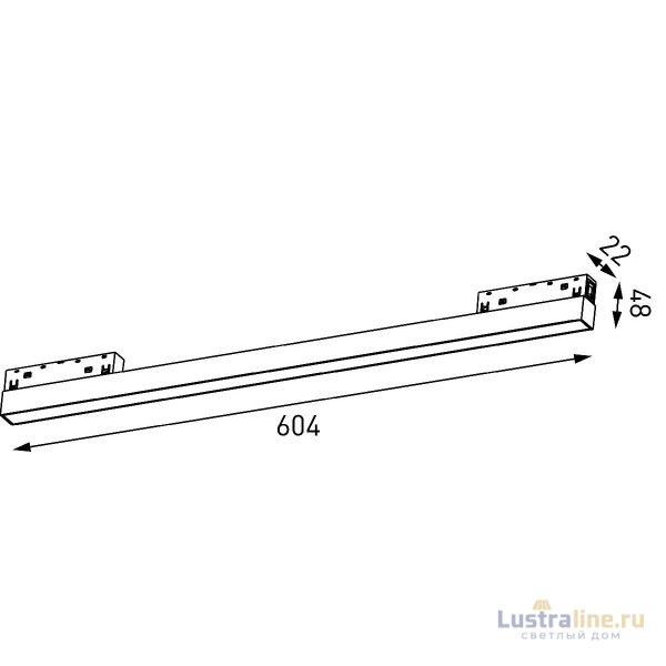 Трековый светильник Lumker SY-LINK-600-WH-24-NW 016837