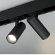 Трековый магнитный светильник Arlight MAG-SPOT-45-R85-12W Warm3000 (BK, 36 deg, 24V, DALI) 046593