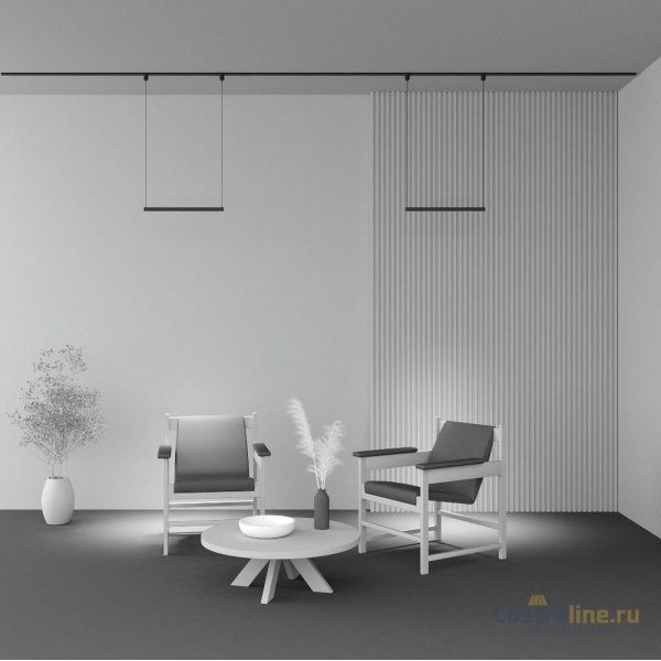 Трековый подвесной магнитный светильник Maytoni Basis TR170-1-26W3K-B
