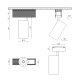 Трековый светильник DesignLed SY-601202-BL-20-36-NW 004835