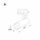 Трековый светильник Arlight LGD-GELIOS-TUNE-4TR-R80-20W Day4000-MIX (WH, 20-60 deg) 039157