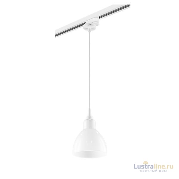 Трековый светильник Lightstar Track 1 white L1T865016 (865016+592006)