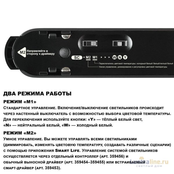 Трековый светильник Novotech Easy Shino 359468