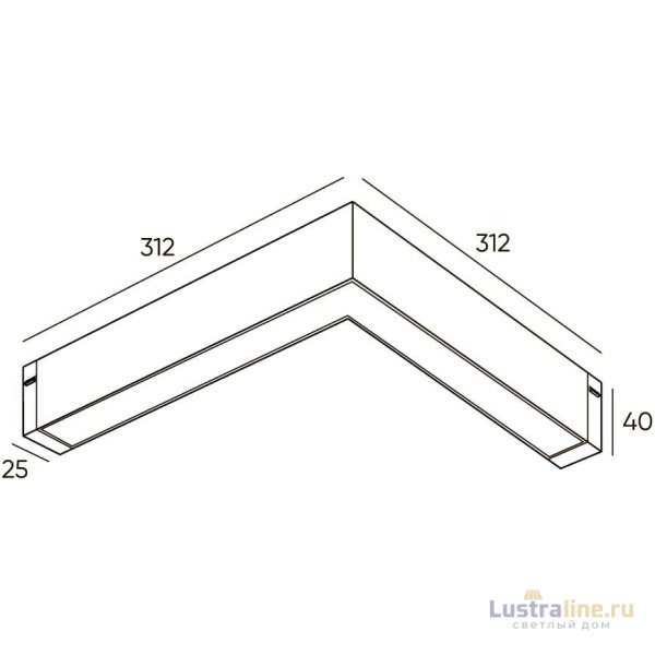 Трековый светодиодный светильник Denkirs Smart Linear DK8014-BK Трековый светодиодный светильник Denkirs Smart Linear DK8014-BK