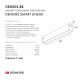 Трековый светодиодный светильник Denkirs DK8003-BK