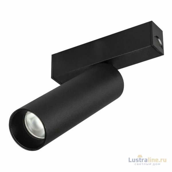 Трековый магнитный светильник Arlight MAG-SPOT-25-R120-12W Warm3000 (BK, 30 deg, 24V) 033678(1)