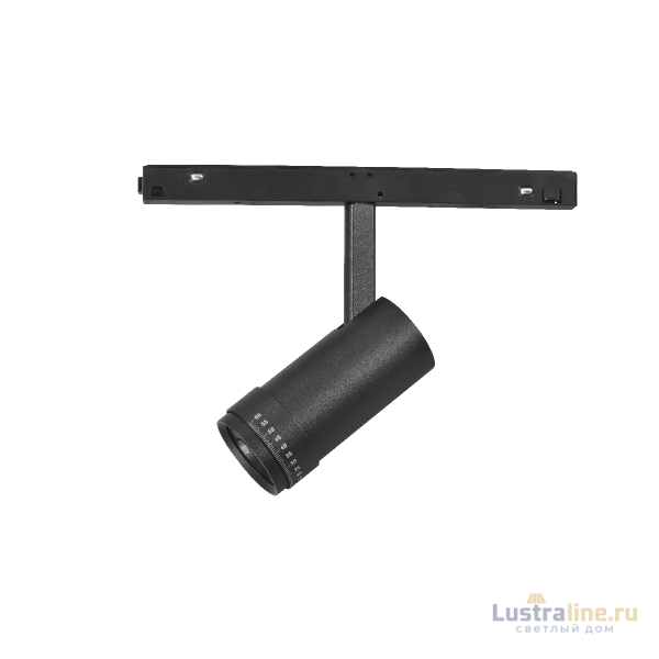 Трековый магнитный светильник iLedex Vision ZOOM 4822-020-D47-10W-10/60DG-4000K-BK