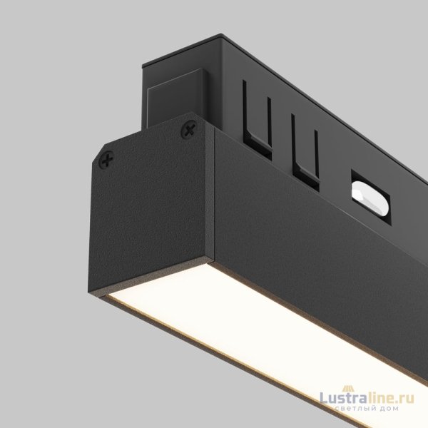 Трековый магнитный светильник Maytoni Technical Magnetic track system Exility Basis TR102-24W-DS-B Трековый магнитный светильник Maytoni Technical Magnetic track system Exility Basis TR102-24W-DS-B