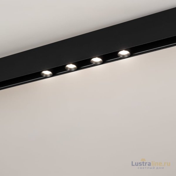 Трековый светильник Arlight MAG-ORIENT-KRATER-L195-12W Day4000 (BK, 25 deg, 48V, DALI) 037329
