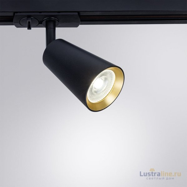 Трековый однофазный светильник Arte Lamp Cintura A2355PL-1BK
