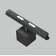 Трековый магнитный светильник Maytoni Alfa S TR133-4-7W-DS-B