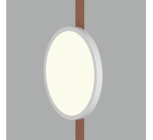 Трековый однофазный светильник Denkirs Belty Flow DK5567-WH+BK