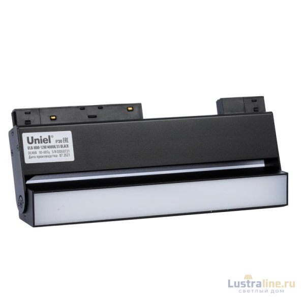 Трековый светильник Uniel ULB-M80-12W/4000K/35 BLACK Трековый светильник Uniel ULB-M80-12W/4000K/35 BLACK
