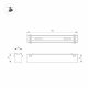 Трековый магнитный светильник Arlight MAG-VIBE-LASER-L197-12W Warm3000 (WH, 24 deg, 48V) 044423