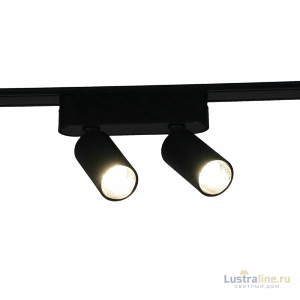 Трековый магнитный светильник Reluce 13005-9.3-002UR magnetic LED2x5W BK Трековый магнитный светильник Reluce 13005-9.3-002UR magnetic LED2x5W BK