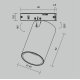 Трековый магнитный светильник Maytoni Focus Led TR187-1-9W2.7K-M-B