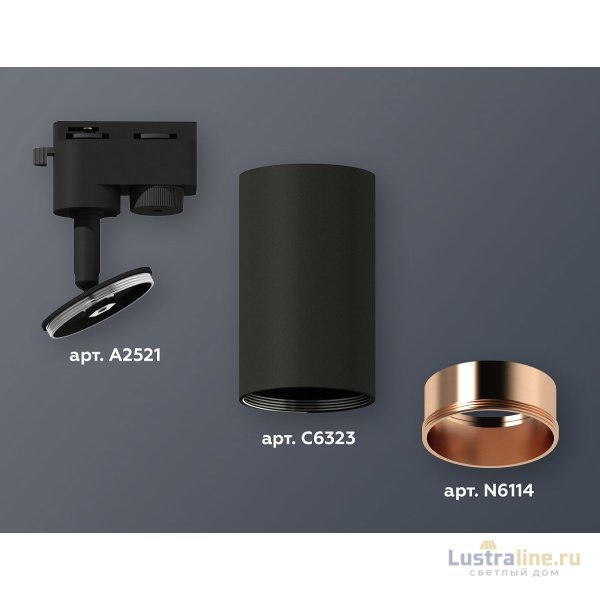 Трековый однофазный светильник Ambrella Light Track System XT6323024 (A2521, C6323, N6114) Трековый однофазный светильник Ambrella Light Track System XT6323024 (A2521, C6323, N6114)