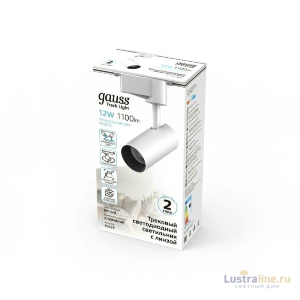 Трековый светодиодный светильник Gauss Track Light Led TR079 Трековый светодиодный светильник Gauss Track Light Led TR079