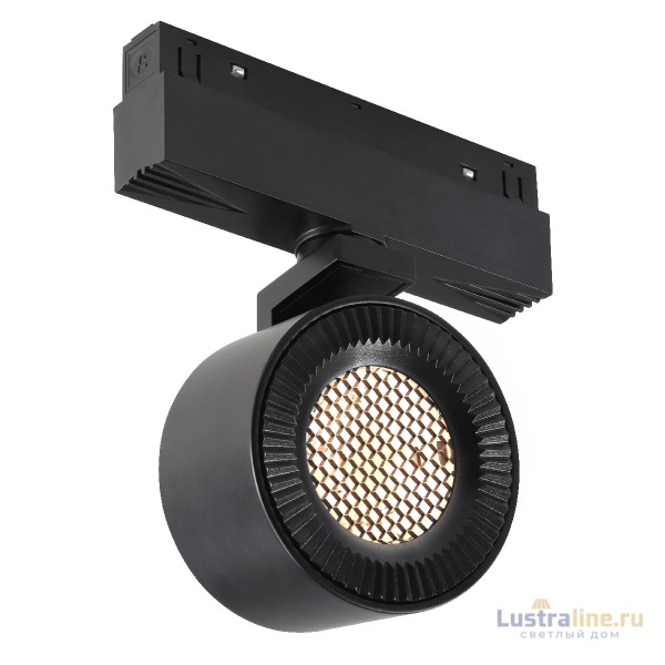 Трековый магнитный светильник iLedex Vision SMART 4822-010-D82-12W-38DG-BK (WALL WASHER)