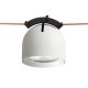 Трековый однофазный светильник Denkirs Belty spot DK5540-WH+BK