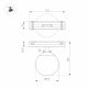 Трековый магнитный светильник Arlight MAG-VIBE-SFERO-R120-6W Warm3000 (BK, 235 deg, 48V) 044457