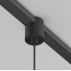 Трековый подвесной магнитный светильник Maytoni Points TR169-1-52W3K-M-B