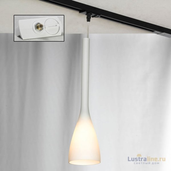 Трековый светильник однофазный Lussole Track Lights LSN-0106-01-TAW Трековый светильник однофазный Lussole Track Lights LSN-0106-01-TAW