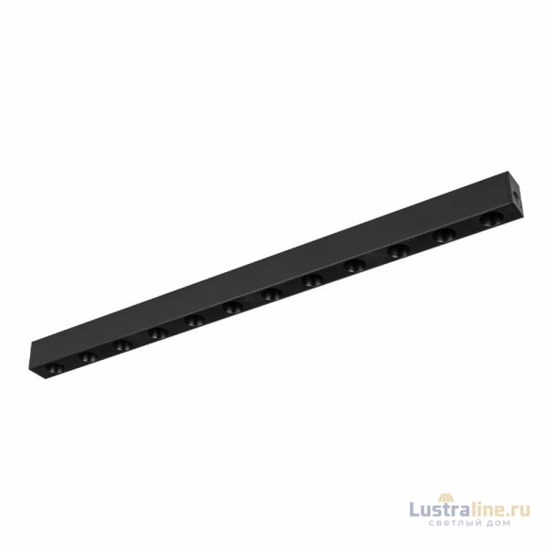 Трековый магнитный светильник Arlight MAG-DOTS-25-L400-12W Day4000 (BK, 30 deg, 24V, DALI) 046325