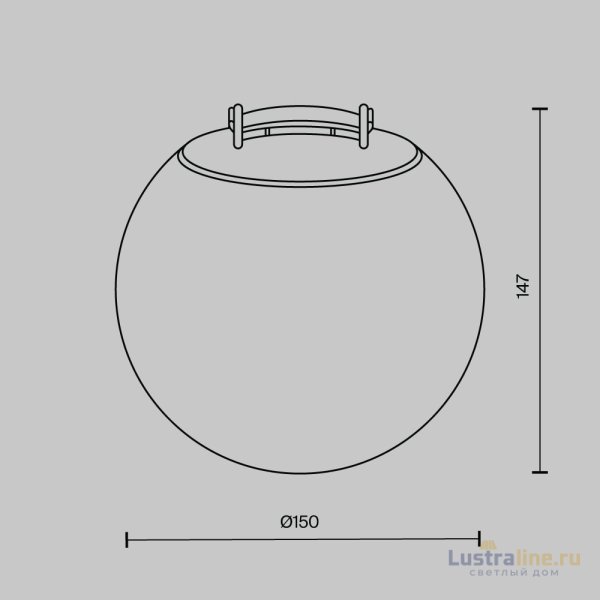 Трековый светильник Maytoni Luna TR125B-10W3K-B