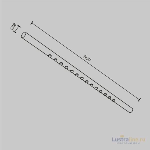 Трековый светильник Maytoni Points C101CL-L500-12W3-6K-B