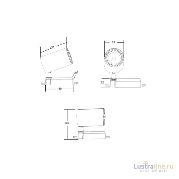 Трековый светильник Maytoni Technical Vuoro TR029-3-20W4K-W Трековый светильник Maytoni Technical Vuoro TR029-3-20W4K-W