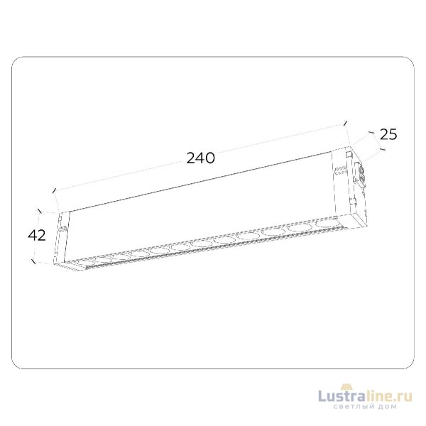 Трековый магнитный светильник Ambrella Light Magnetic 220V GL1301 Трековый магнитный светильник Ambrella Light Magnetic 220V GL1301