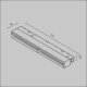 Трековый магнитный светильник Maytoni Technical Magnetic track system Exility Parete TR106-2-12W4K-B