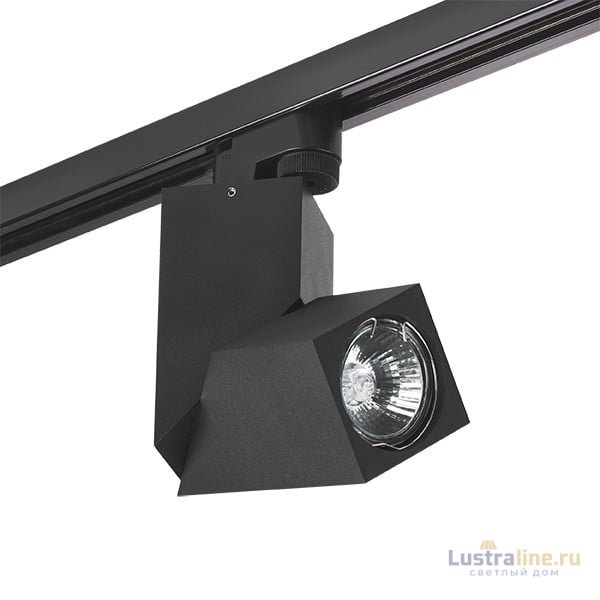 Трековый светильник Lightstar Track 1 black A1T051057 (592017+051057) Трековый светильник Lightstar Track 1 black A1T051057 (592017+051057)