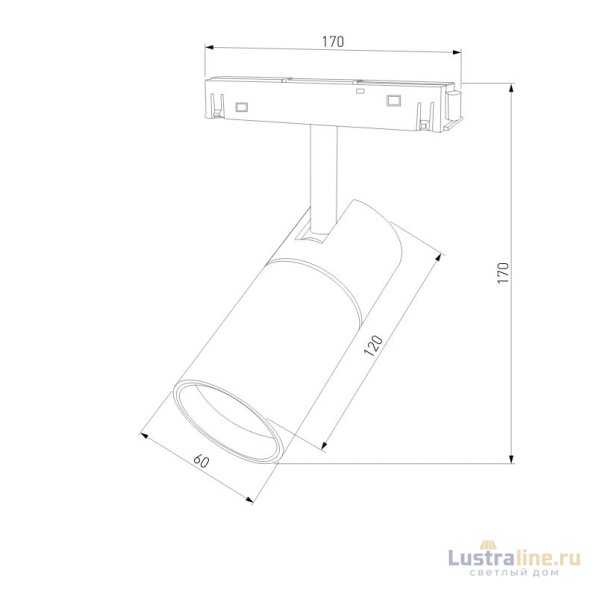 Трековый светильник Elektrostandard Slim Magnetic 4690389178887